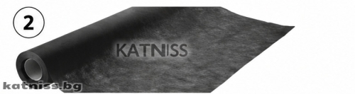Black tissue paper on a roll