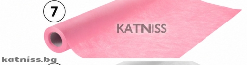 Pink tissue paper on a roll